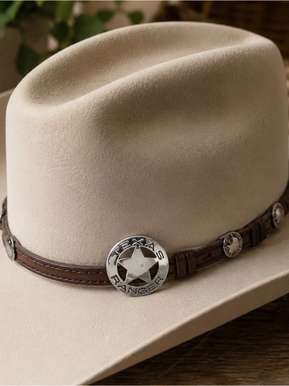 Silver Texas Ranger Badge New